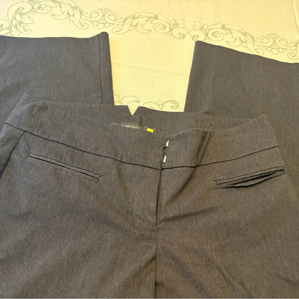 Lane Bryant 2 Yellow Gray Pants